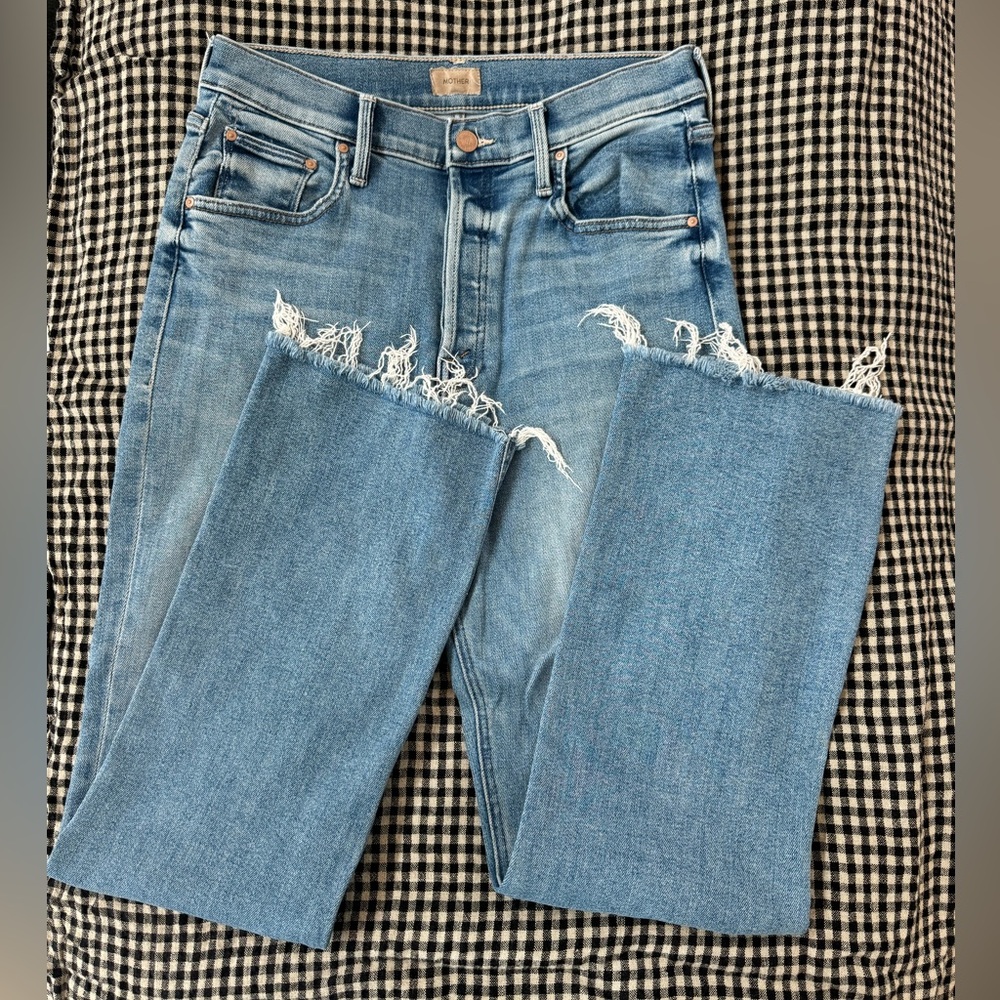 Mother Tripper Ankle Fray in Je T'aime - size 28